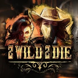 Slots logo of 2 Wild 2 Die from Hacksaw Gaming at LeoVegas Casino