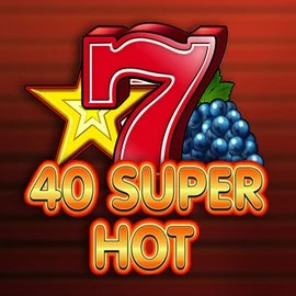 Official Slots logo: 40 Super Hot by Amusnet Interactive at LeoVegas Casino