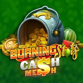 Burning Slots Cash Mesh online game logo by BF Games on leovegasscasino.it