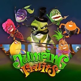 Jumping Fruits logo by Wazdan LeoVegas Casino