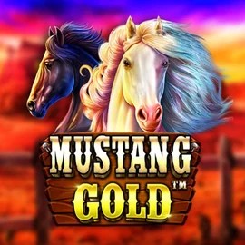 Mustang Gold slot logo by Pragmatic Play at LeoVegas Casino