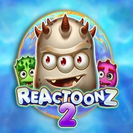 Reactoonz 2 casino game by Play'n GO – featured logo at LeoVegas Casino